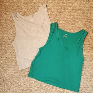 AE cropped tank tops